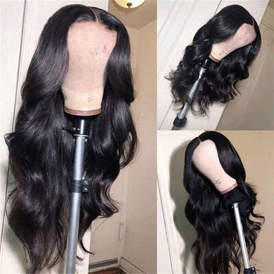 13x4 Lace Frontal Human Hair Wig Body Wave Glueless Wig Huma