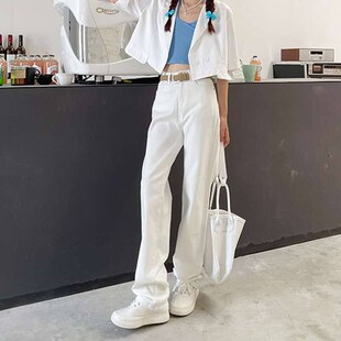 jeans womens new waist straig autumn stetch and High summer