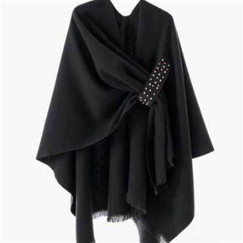 Add a shawl style cape with added bars to keep warm,