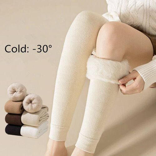 Women Winter Warm Long Socks Thicken Soft Thermal Knee-High