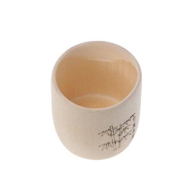Y1UB Bamboo Wooden Drinking Cup Coffee Tea Mug Breakfast图片