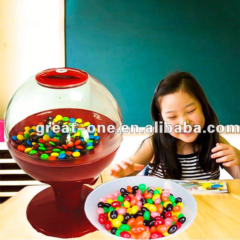 厂家供应 自动红外感应糖果罐 自动糖果机 MM豆糖果罐自动出糖