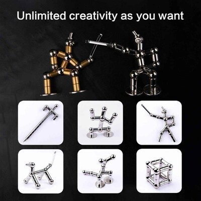 Magnetic Metal Fidget Pen Toys Multifunctional Gift Deformab