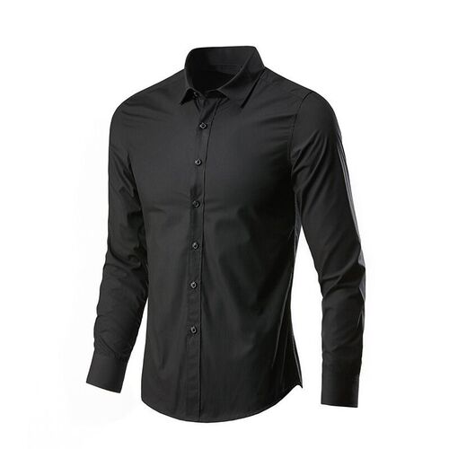 White Shirt Mens Long-sleeved Non-ironing Business Dress Sl