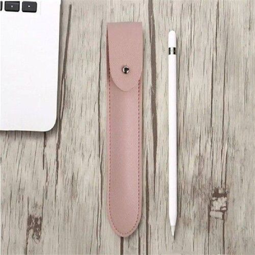 Fashion Non Slip Stylus Pen Case Anti-lost Leather Pencil