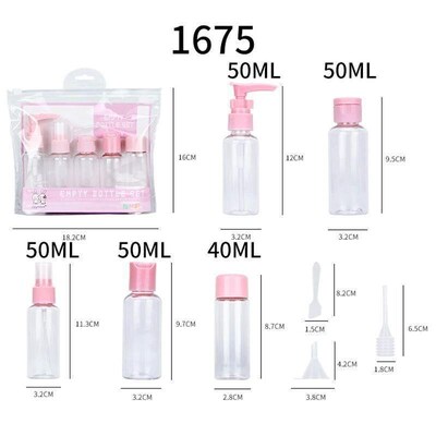Portable Travel Refillable Empty Bottle Set Essence Shampoo