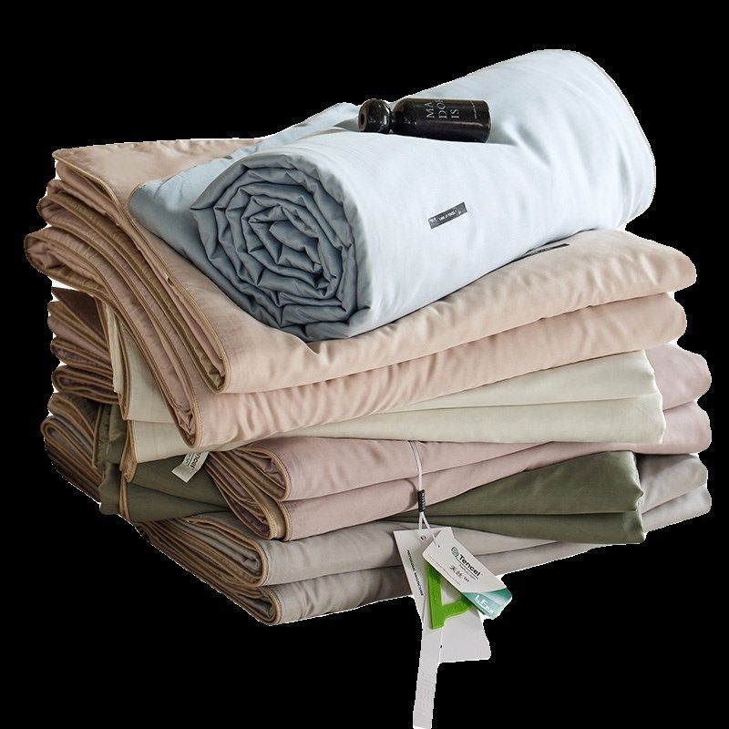 柔滑凉感100S天丝夏凉被四件夏天空调被夏季冰丝薄款夏被桑蚕丝,床上用品,化纤被,淘宝优惠券,粉丝福利购,淘宝优惠卷