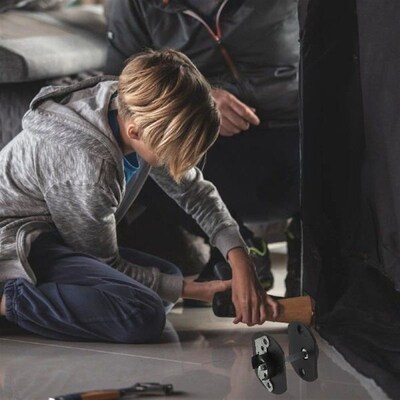 4 Sets Adjustable Sofa Connector Brackets Sectional Couch