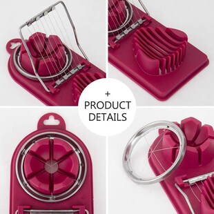 Egg Cutting Tool Egg Cutter Egg Slicing Divider Fancy Splitt