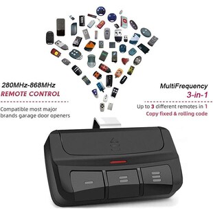Garage Door Remote Control Duplicator 287MHz-868MHz Multi-Fr