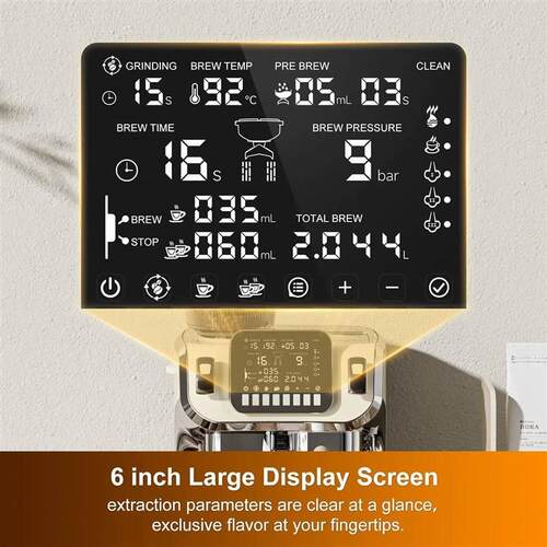 TC520 Espresso Machine with Milk Frother,Semi Automatic Cof