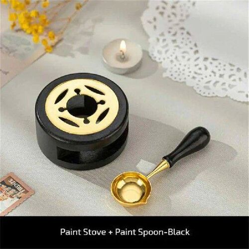 Wood Stove Seal Spoon Decoration Gift Craft Supplies Sealed