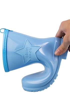 Kids Water Boots Student Waterproof Non-Slip Rain Shoes for