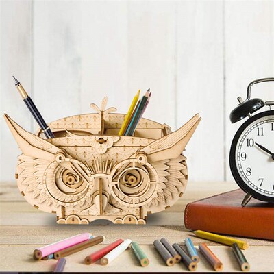 Robotime DIY 3D Wooden Puzzle Toys Assembly Model Toys Plane