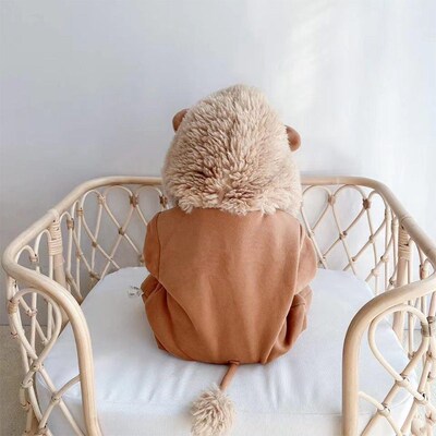 Cartoon Lion Baby Rompers Spring Baby Girl Clothes One Piece
