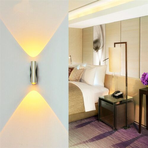 Modern Simple Aluminum Two-end Light Led Interior Wall Light