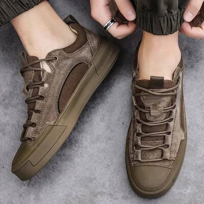 rend Mens Casual Leather Shoes 2024 New Shoes for Men High-