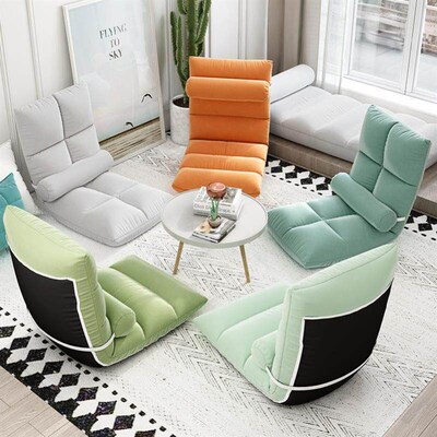 Lazy sofa tatami bed back chair single sofa folding chair
