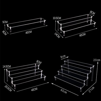 Acrylic Display Stand for Mini Action Figures Toy Model Stan