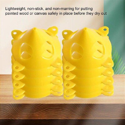 Stackable Pyramid Stand Door Risers For Convenient Storage