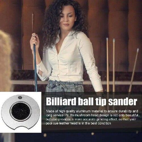 Pool Cue Tip Shaper Pool Tip Scuffer Cue Sander Billiard