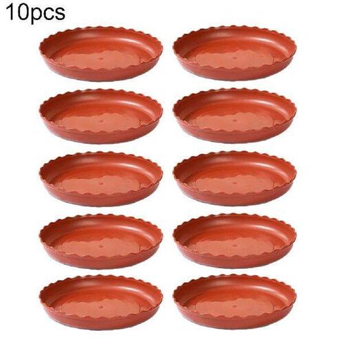 Set of 10 Plant Water Trays with Mobile Chassis Base