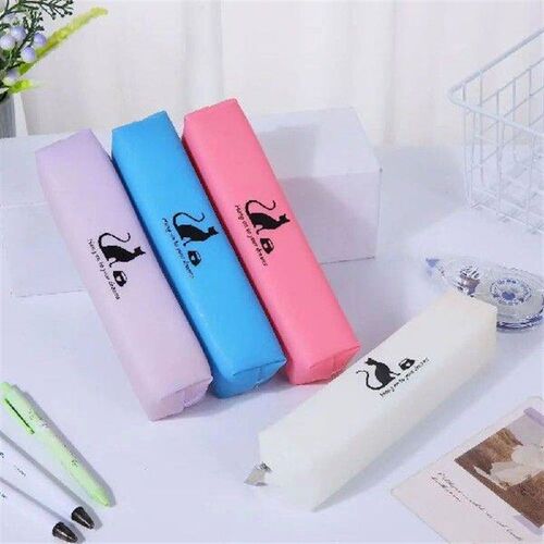 Dirt Resistant Silicone Pencil Case Panda Large Capacity