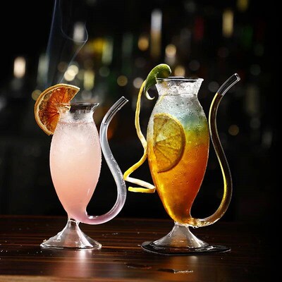 Transparent Creative Wine Glass Cup Cocktail Glass Cup with