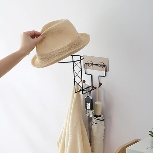 RecabLeght Motorcycle Helmet Rack Punch-Free Bathroom Shelf