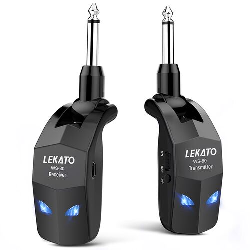 Wireless Guitar System 2.4Ghz Guitar Transmitter Rece