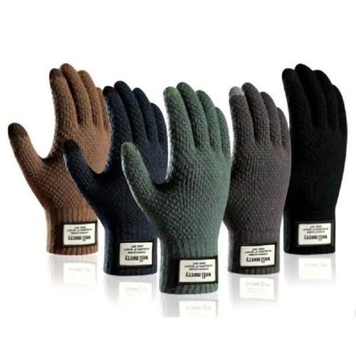 Autumn Winter Knitted Gloves Touch Screen High Quality Male