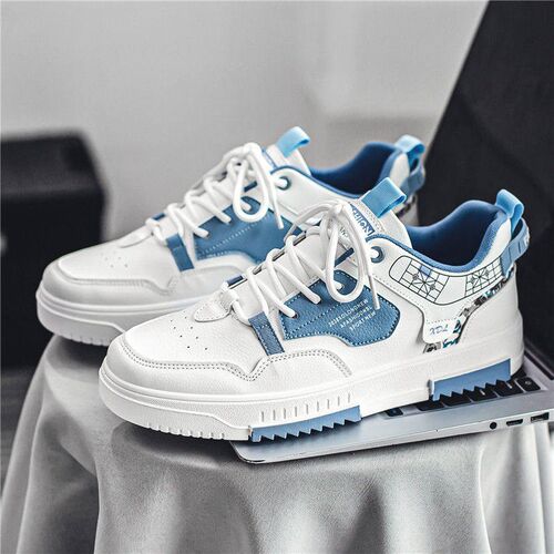 2023 Men Shoes Autumn New Flat Breathable Fashion Lace Up Sn
