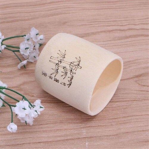 Y1UB Bamboo Wooden Drinking Cup Coffee Tea Mug Breakfast