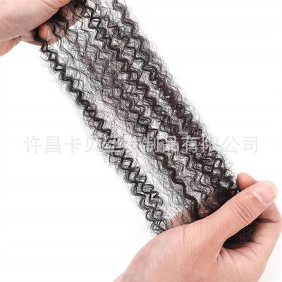 30g Human Hair Afro Kinky Curly Bulk For Braiding Dreadlocs