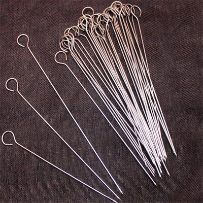 10 20 pcs Outdoor camping picnic tools Round Roast Skewers N