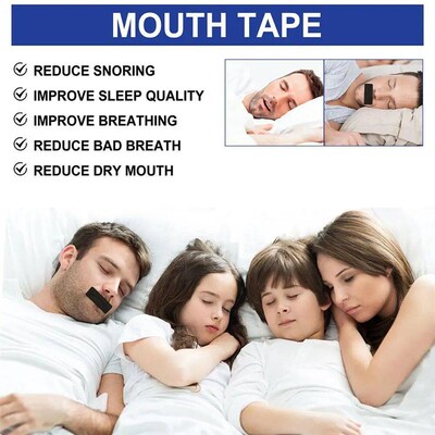 30pcs Snoring Mouth Tapes Improve Sleep Patches Neurasthenia
