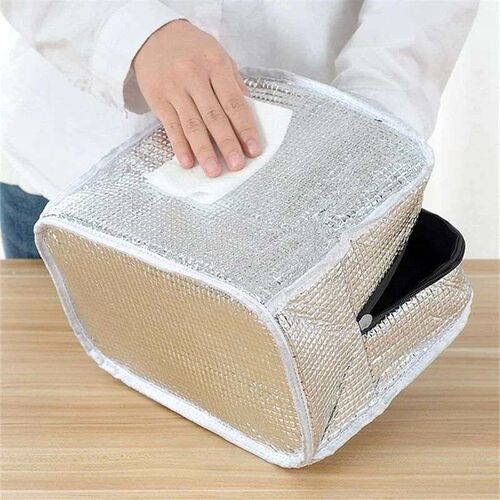 Womens Portable Daisy Printing Thermal Bag for Lunch Large