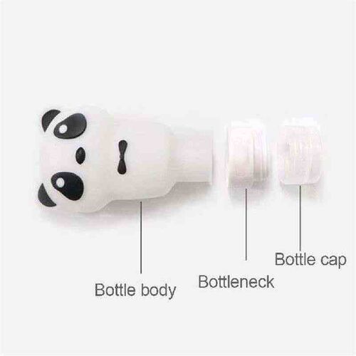 2Pcs Cute Shape 60ml Bamboo 90ml Panda Travel Shampoo Gel