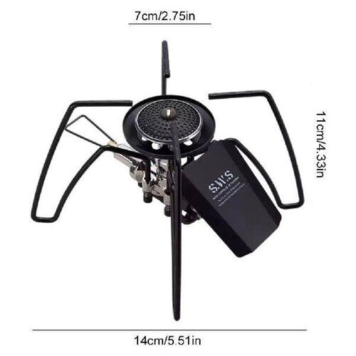 2900W Foldable Spider Stove Stainless Steel Firepower