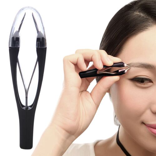 Automatic Retractable Eyebrow Tweezer Eyebrow Makeup Cosmeti