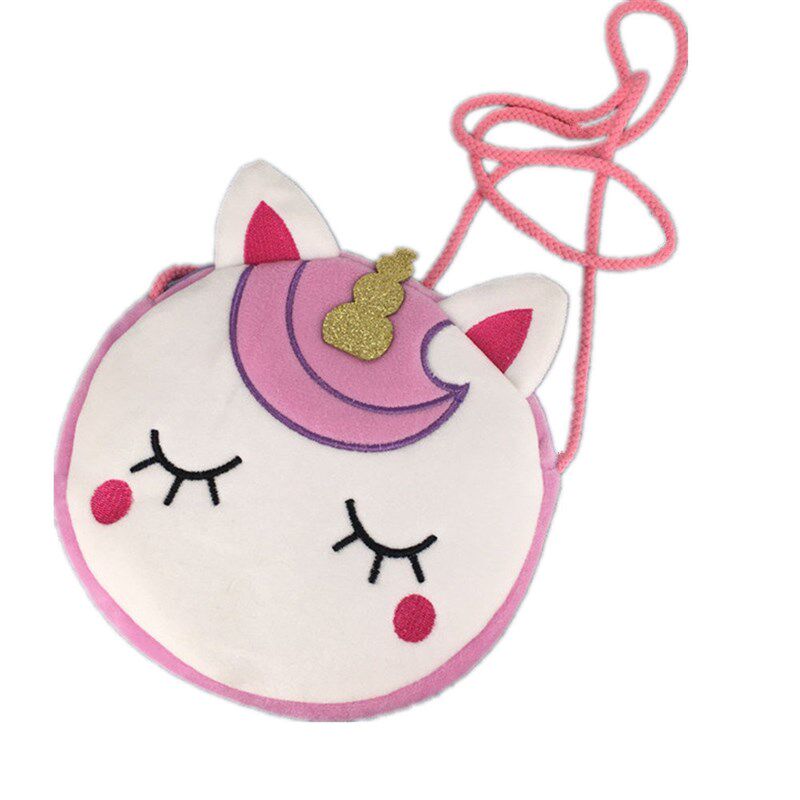 3Colors , Middle Size Horse Plush Satchel -  Ladys Messenge - 实物图