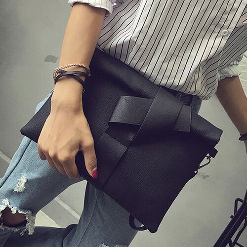New Clutch rend Contrasting Color Bag Envelope Bag Tramp Tot