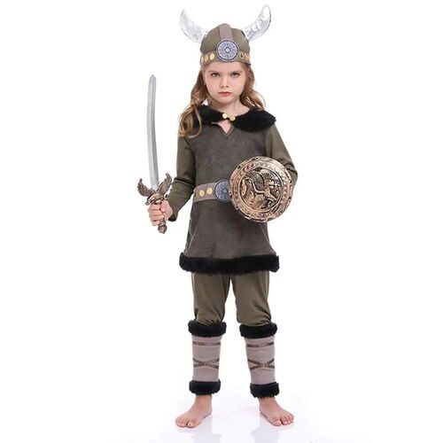 Kids Girls Boys Pirate Viking Cosplay Costume Party Stage