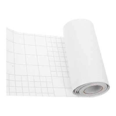 5Pcs Self Adhesive Skirting Board White Wood Grain 5m PVC