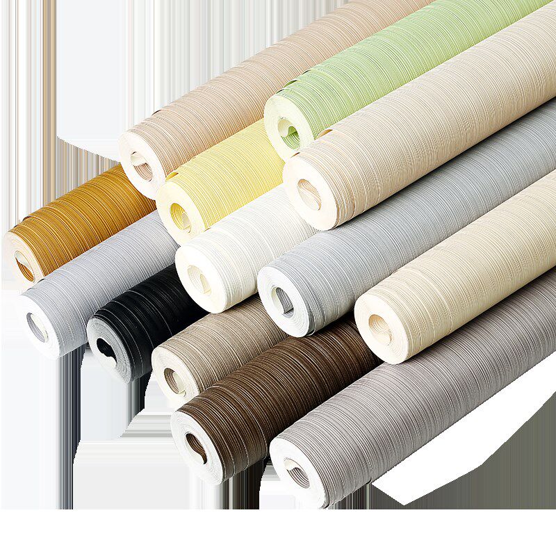 竖条纹纯色壁纸 家用素色加厚防水卧室客厅工程非自粘无胶PVC壁纸,家装主材,PVC墙纸,淘宝优惠券,粉丝福利购,淘宝优惠卷