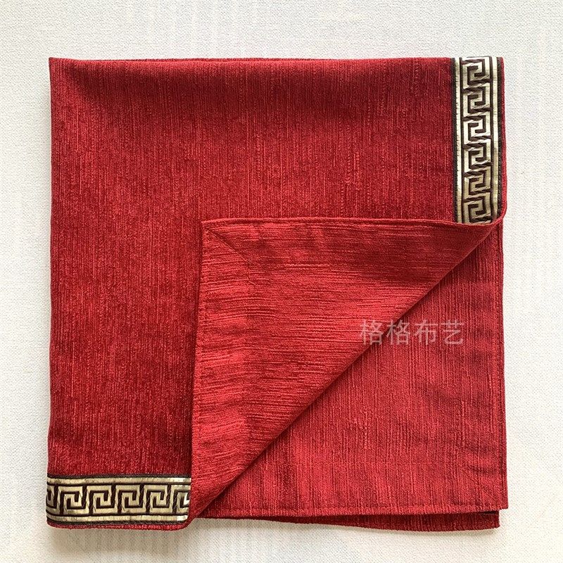 面红色雪尼尔绒布加厚不起球背景布推牌布塔牌罗布桌游卡牌桌布,居家布艺,桌布,淘宝优惠券,粉丝福利购,淘宝优惠卷