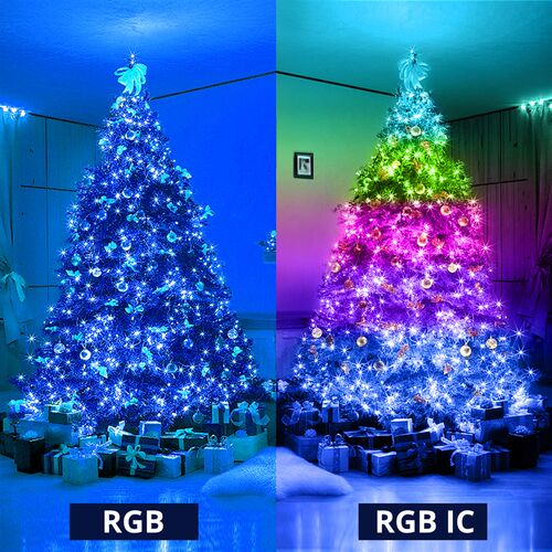 10M/20M USB Christmas Tree LED String Lights with Smart Blue