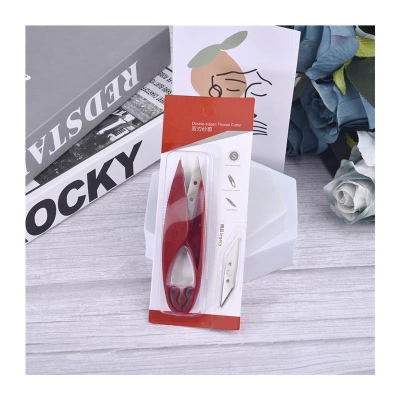 Stainless Steel Yarn Shears Cutting Sewing Scissors Shears C - 实物图