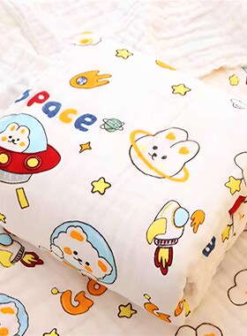 Infant Six-layer Gauze Blanket Bath Towel Newborn Baby Thick