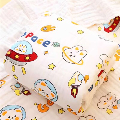 Infant Six-layer Gauze Blanket Bath Towel Newborn Baby Thick